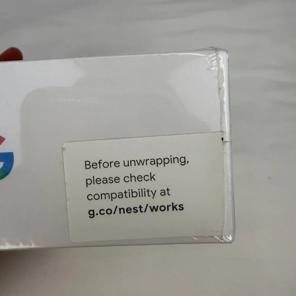 Google Nest Thermostat Smart Programmable WiFi Snow White GA01334-US New